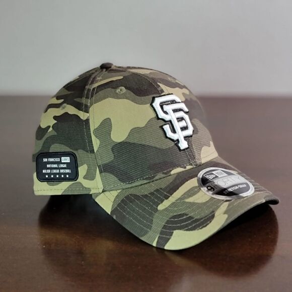 New Era MLB San Francisco Giants Armed Forces Day Camo Hat Cap Snapback 9Forty - Picture 11 of 12